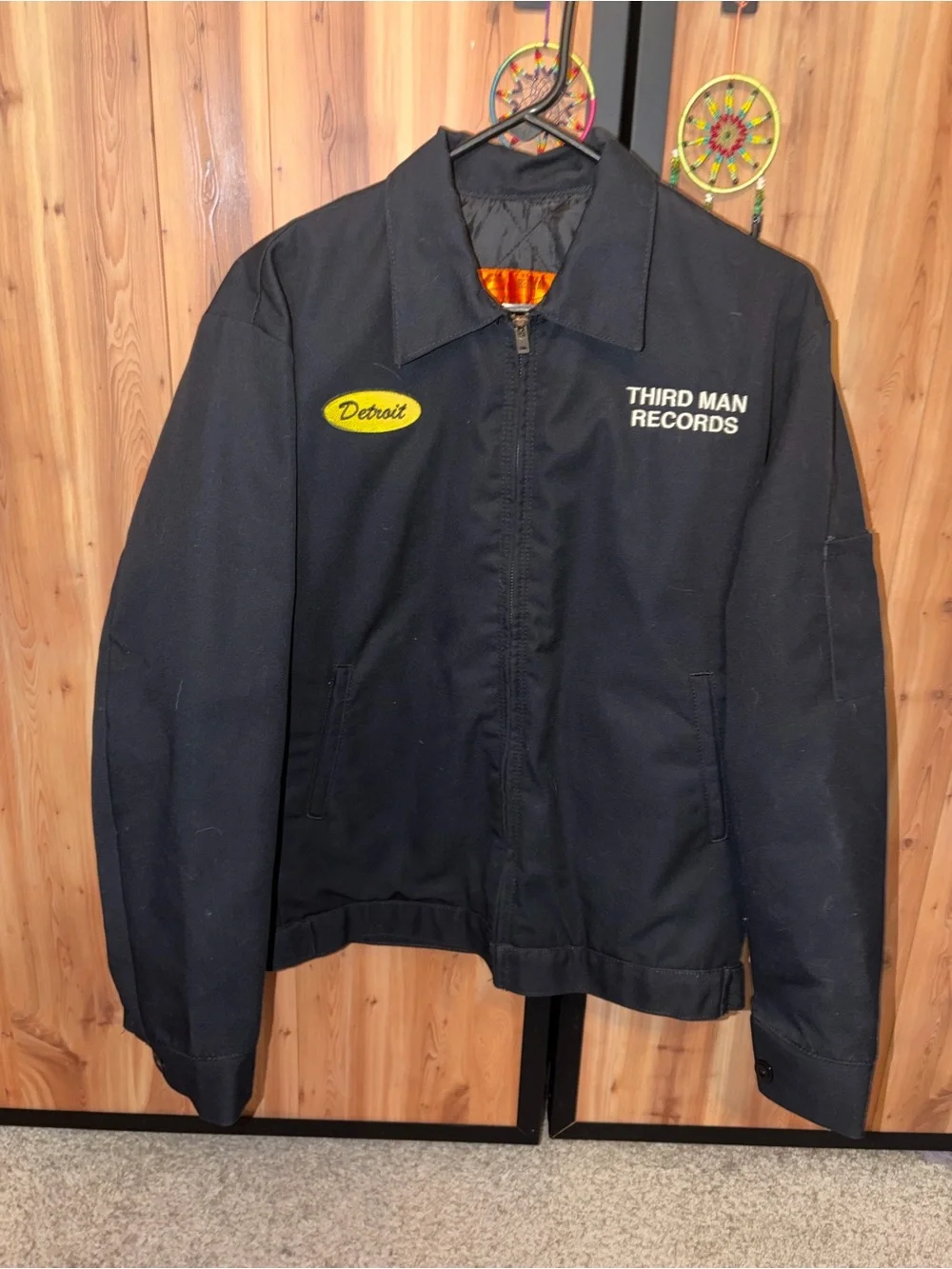 Third Man Records Black Work Jacket with Graphic Back - Picture 2 of 3